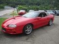 Bright Rally Red 2002 Chevrolet Camaro Z28 Convertible Exterior