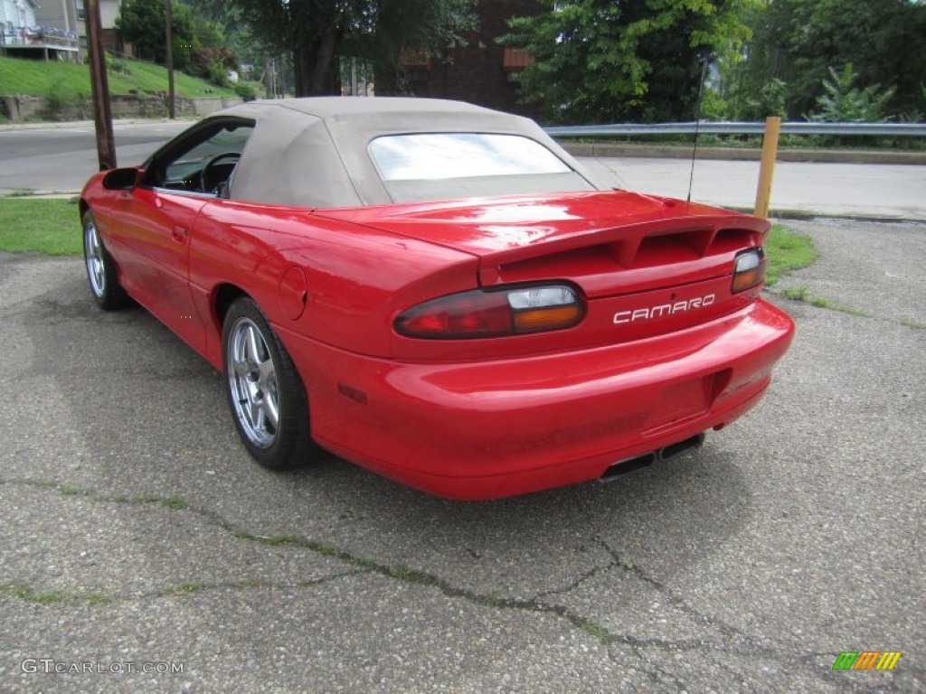 2002 Camaro Z28 Convertible - Bright Rally Red / Neutral photo #4