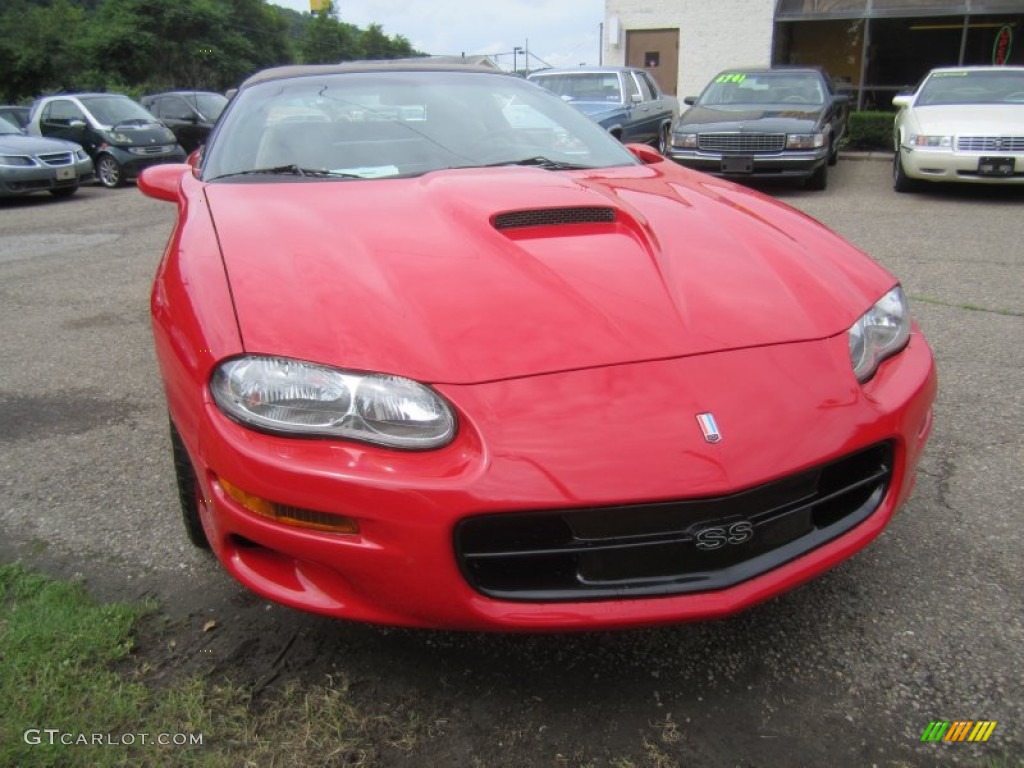 2002 Camaro Z28 Convertible - Bright Rally Red / Neutral photo #10
