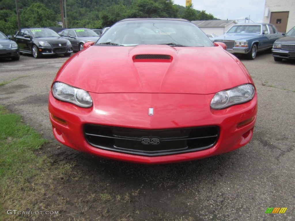 2002 Camaro Z28 Convertible - Bright Rally Red / Neutral photo #11