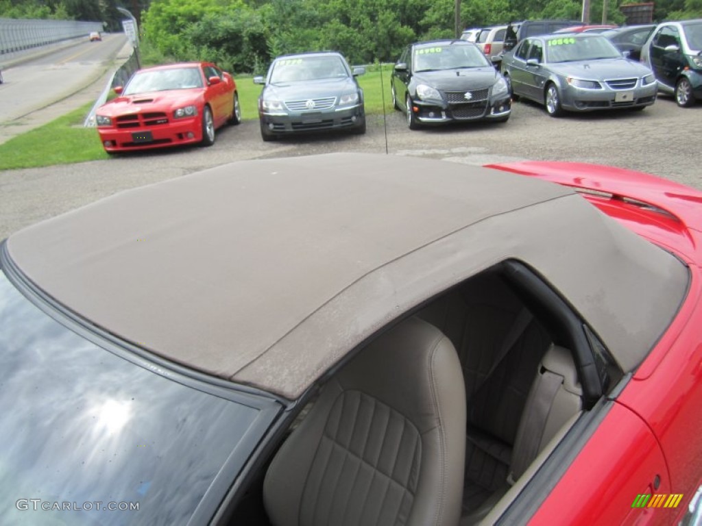 2002 Camaro Z28 Convertible - Bright Rally Red / Neutral photo #13