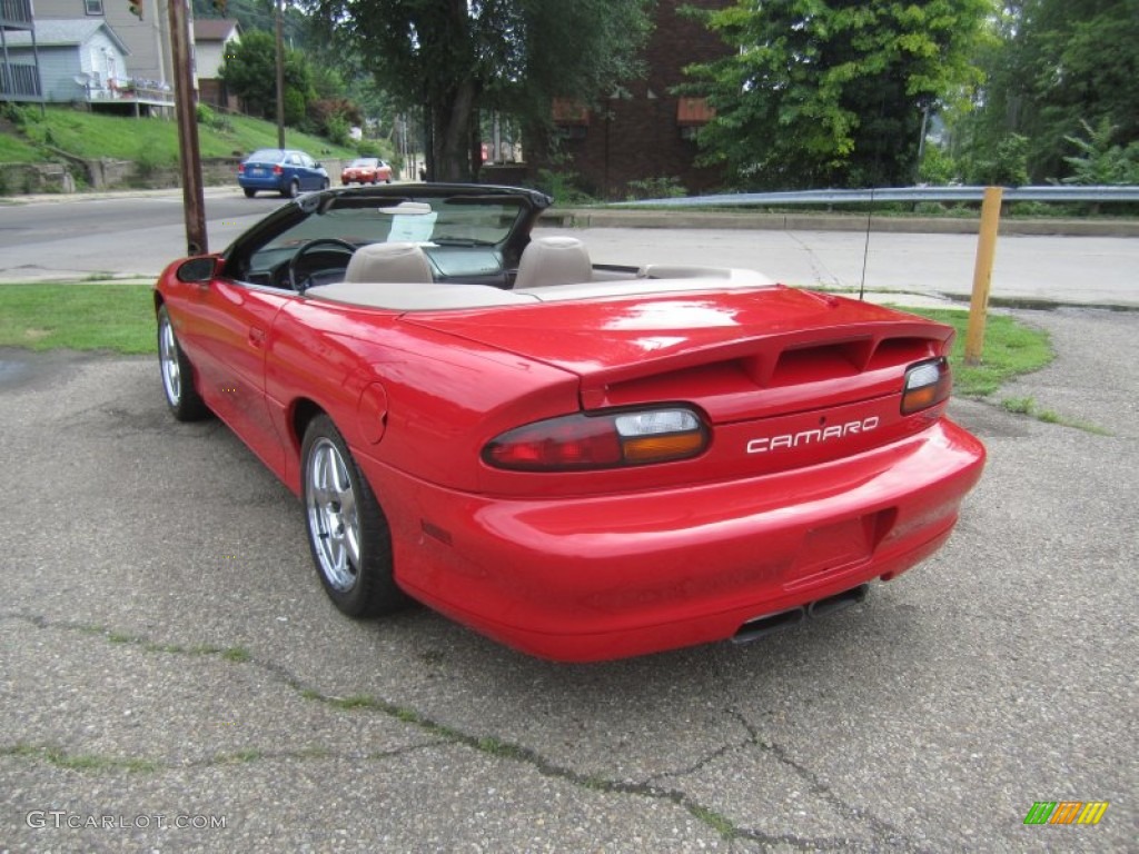 2002 Camaro Z28 Convertible - Bright Rally Red / Neutral photo #26