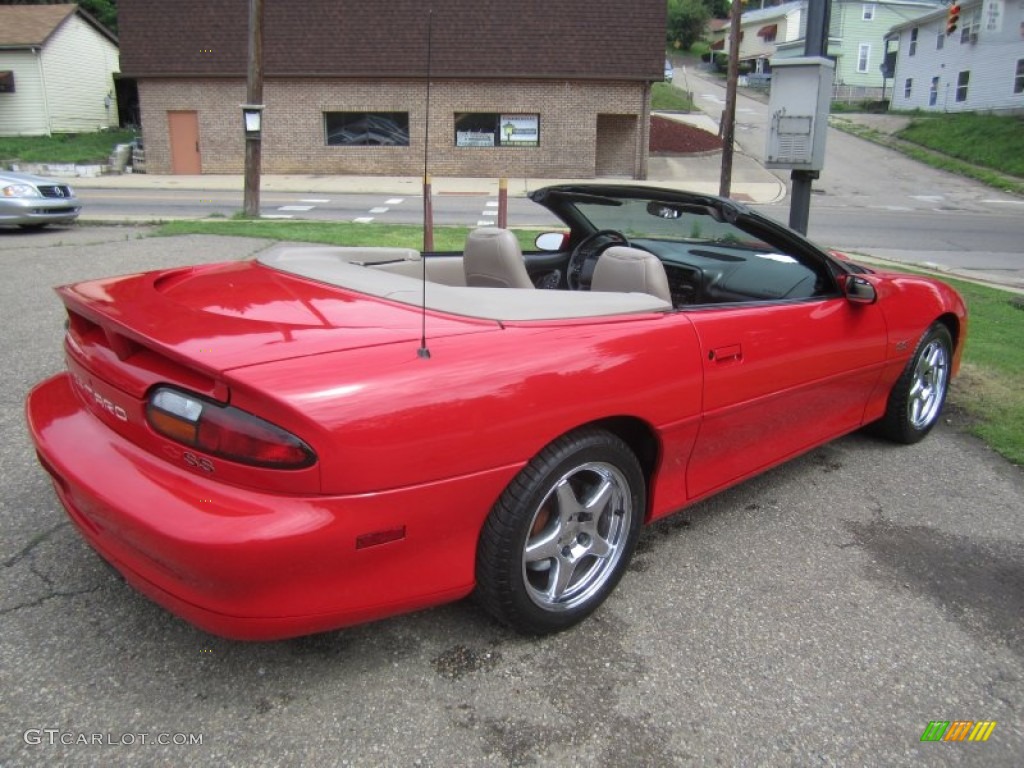 2002 Camaro Z28 Convertible - Bright Rally Red / Neutral photo #28