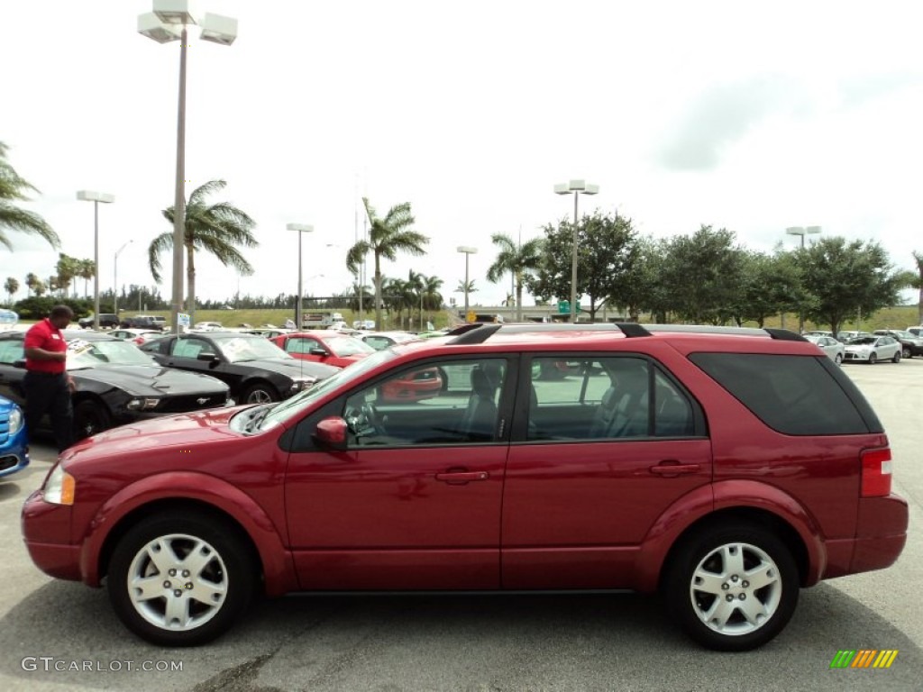 Red Fire Metallic 2007 Ford Freestyle Limited Exterior Photo #83097151
