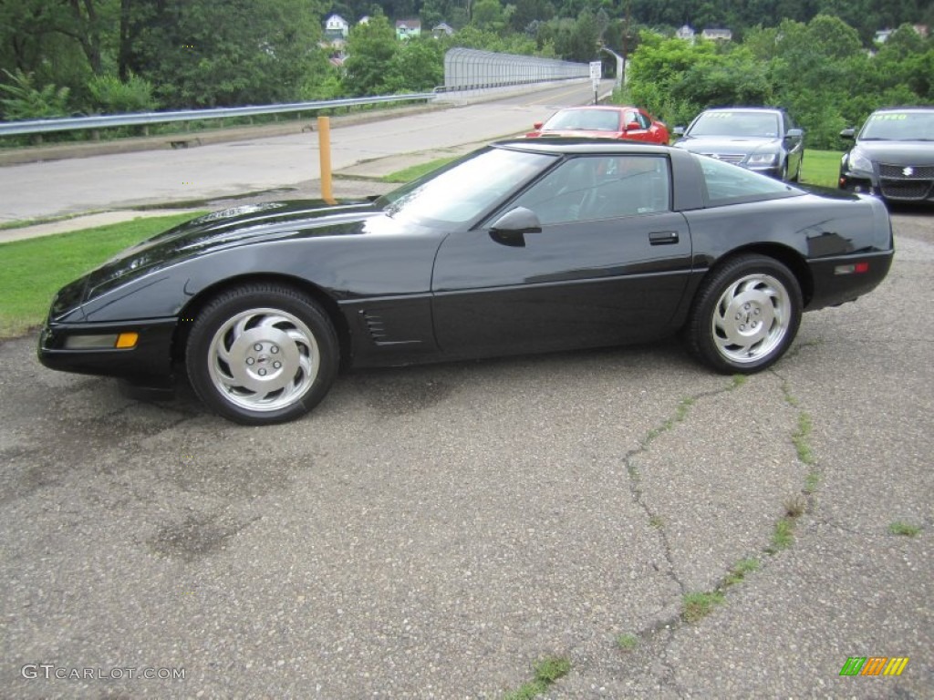 Black 1995 Chevrolet Corvette Coupe Exterior Photo #83097269
