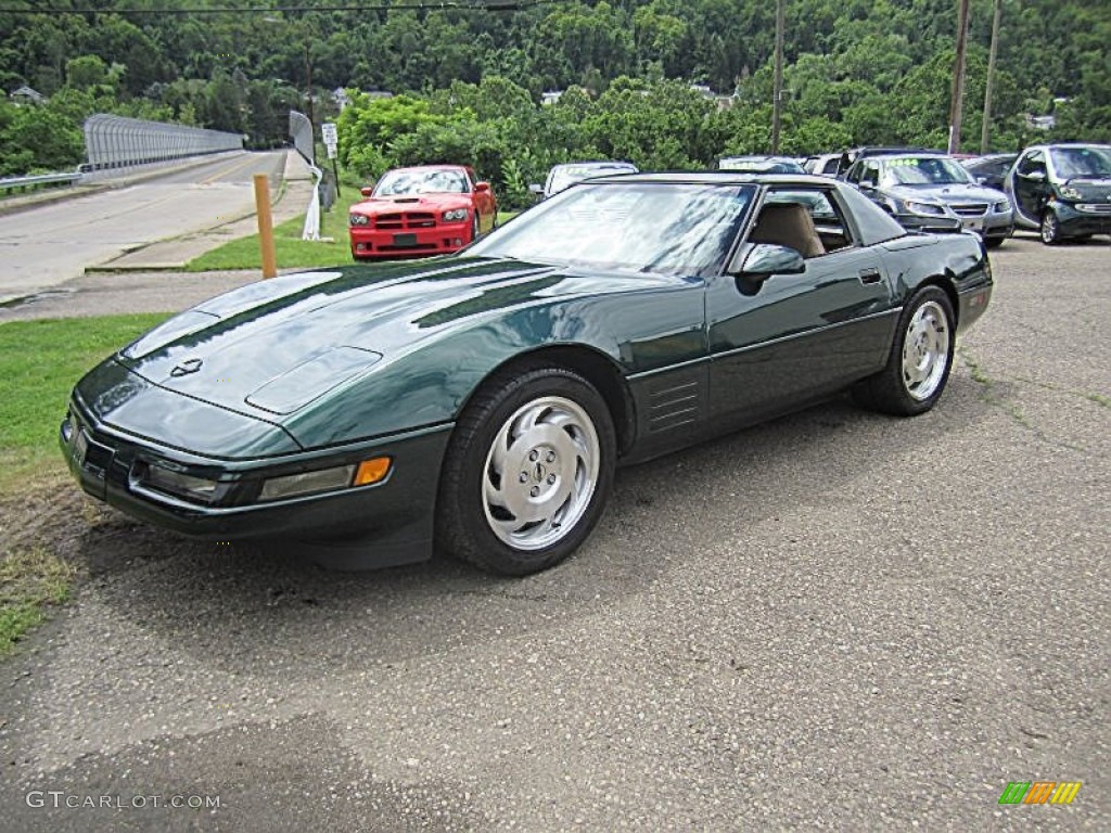 Polo Green Metallic 1994 Chevrolet Corvette Convertible Exterior Photo #83097742
