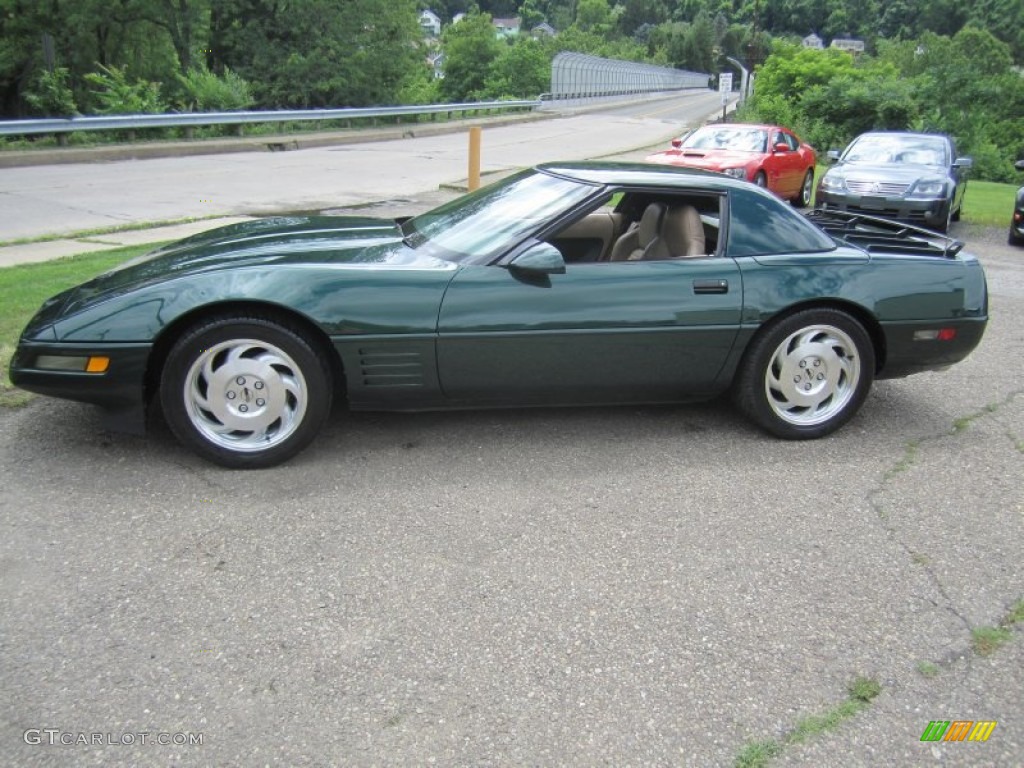 Polo Green Metallic 1994 Chevrolet Corvette Convertible Exterior Photo #83097758