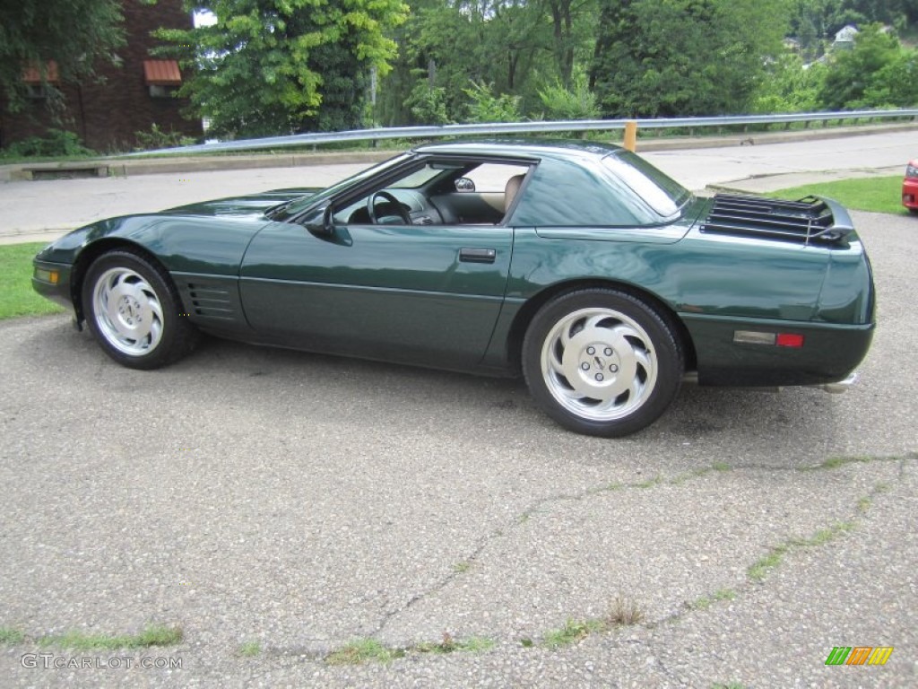 Polo Green Metallic 1994 Chevrolet Corvette Convertible Exterior Photo #83097776