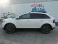 2013 White Platinum Tri-Coat Ford Edge SEL  photo #2