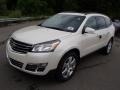 White Diamond Tricoat - Traverse LTZ AWD Photo No. 4