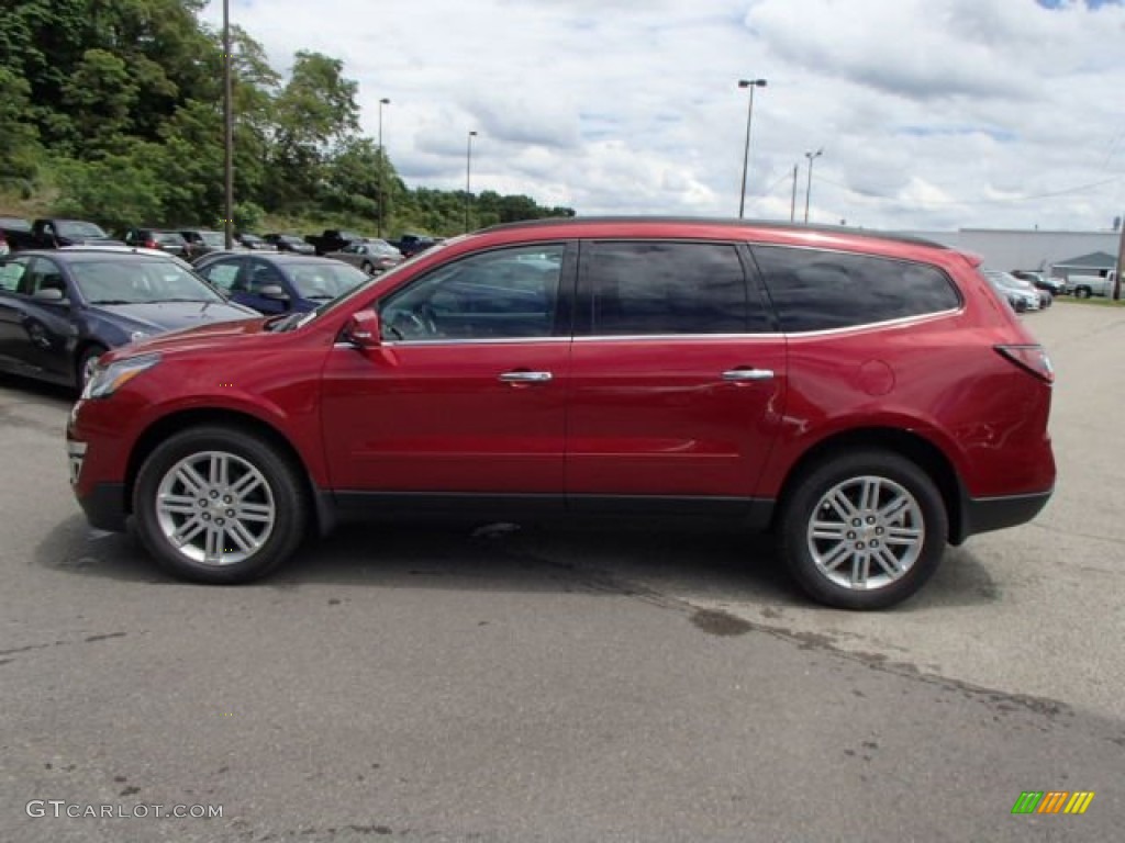 Crystal Red Tintcoat 2014 Chevrolet Traverse LT AWD Exterior Photo #83099549