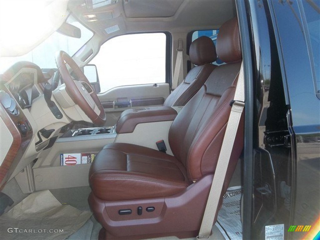 2013 F250 Super Duty King Ranch Crew Cab 4x4 - Kodiak Brown Metallic / King Ranch Chaparral Leather/Adobe Trim photo #18