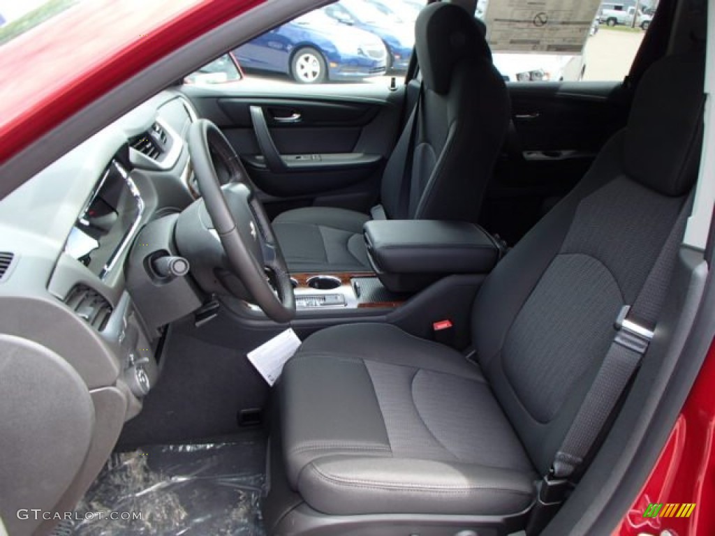 Ebony Interior 2014 Chevrolet Traverse LT AWD Photo #83099616