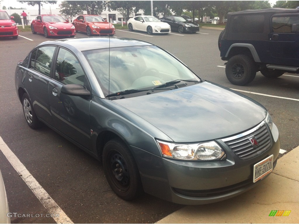 2007 ION 2 Sedan - Cypress Green / Gray photo #1