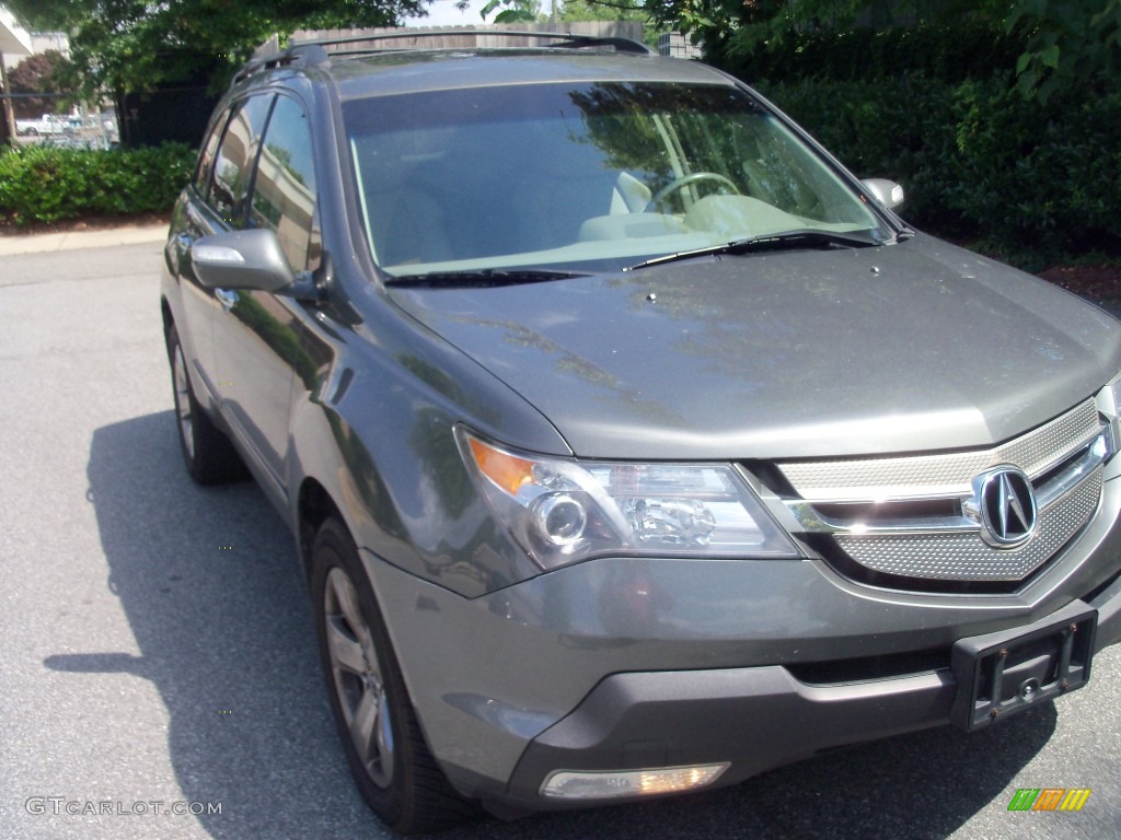 2007 MDX Sport - Nimbus Gray Metallic / Taupe photo #2