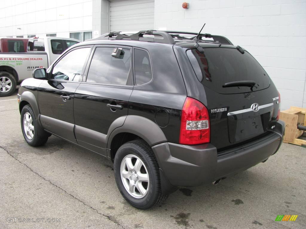 2005 Tucson GLS V6 4WD - Obsidian Black / Gray photo #3