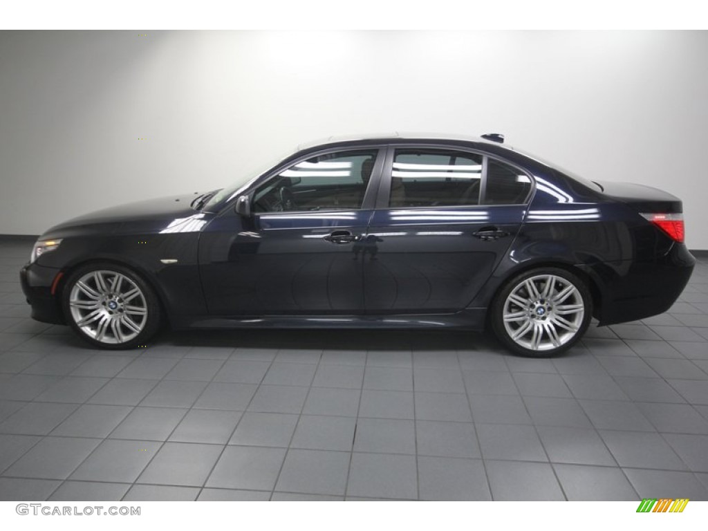 Carbon Black Metallic 2008 BMW 5 Series 550i Sedan Exterior Photo #83102111