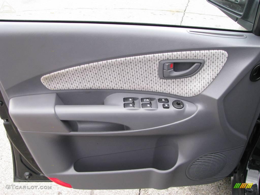 2005 Tucson GLS V6 4WD - Obsidian Black / Gray photo #10