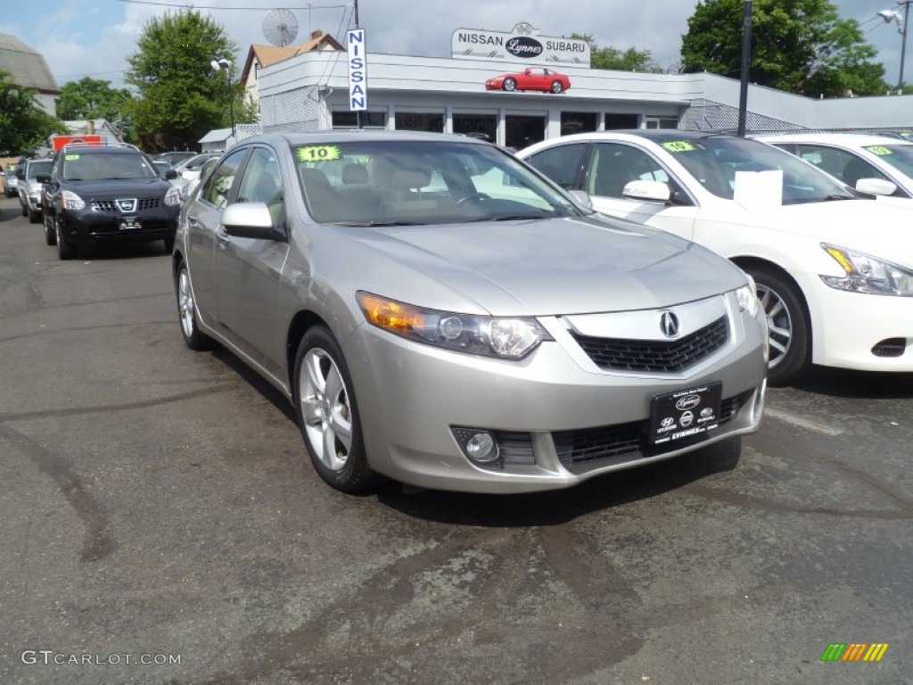 2010 TSX Sedan - Palladium Metallic / Taupe photo #1