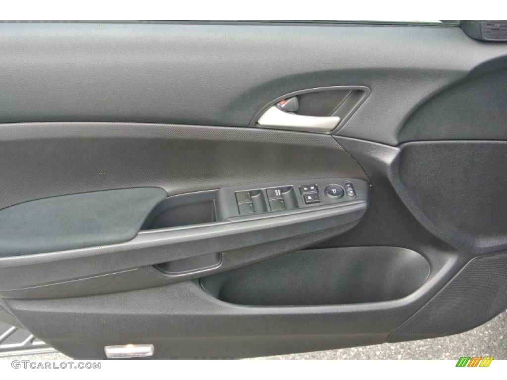 2011 Honda Accord LX Sedan Black Door Panel Photo #83103949