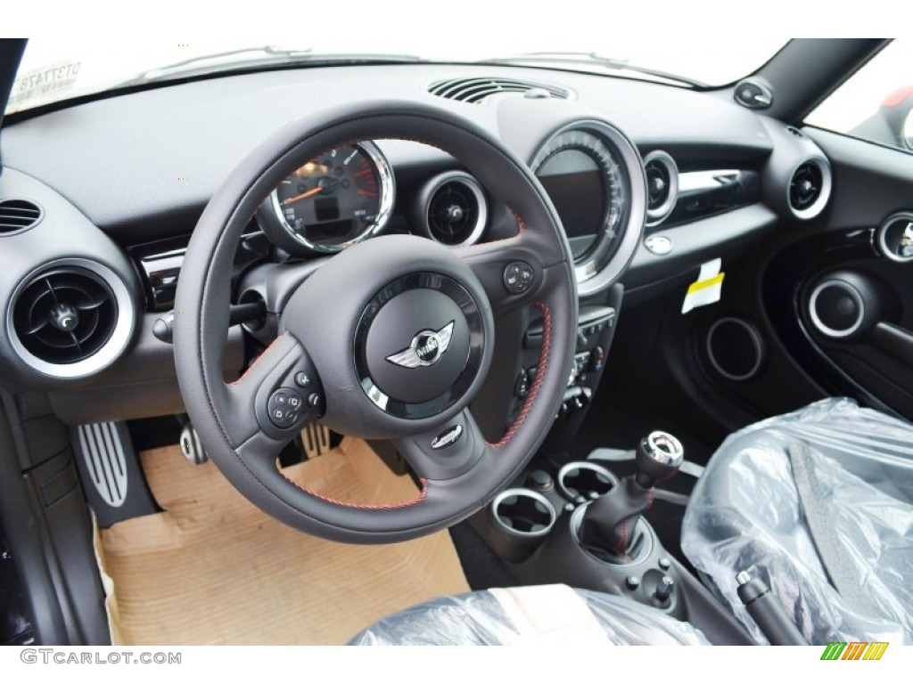 2013 Mini Cooper John Cooper Works Clubman Carbon Black Dashboard Photo #83104298