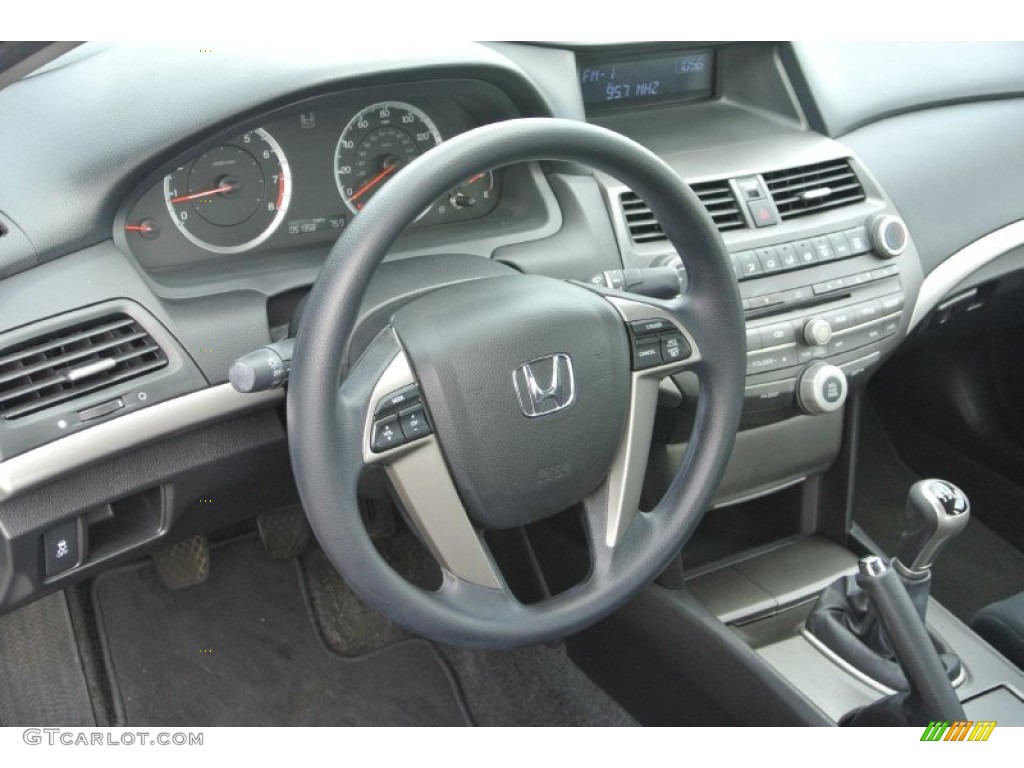 2011 Honda Accord LX Sedan Black Dashboard Photo #83104300
