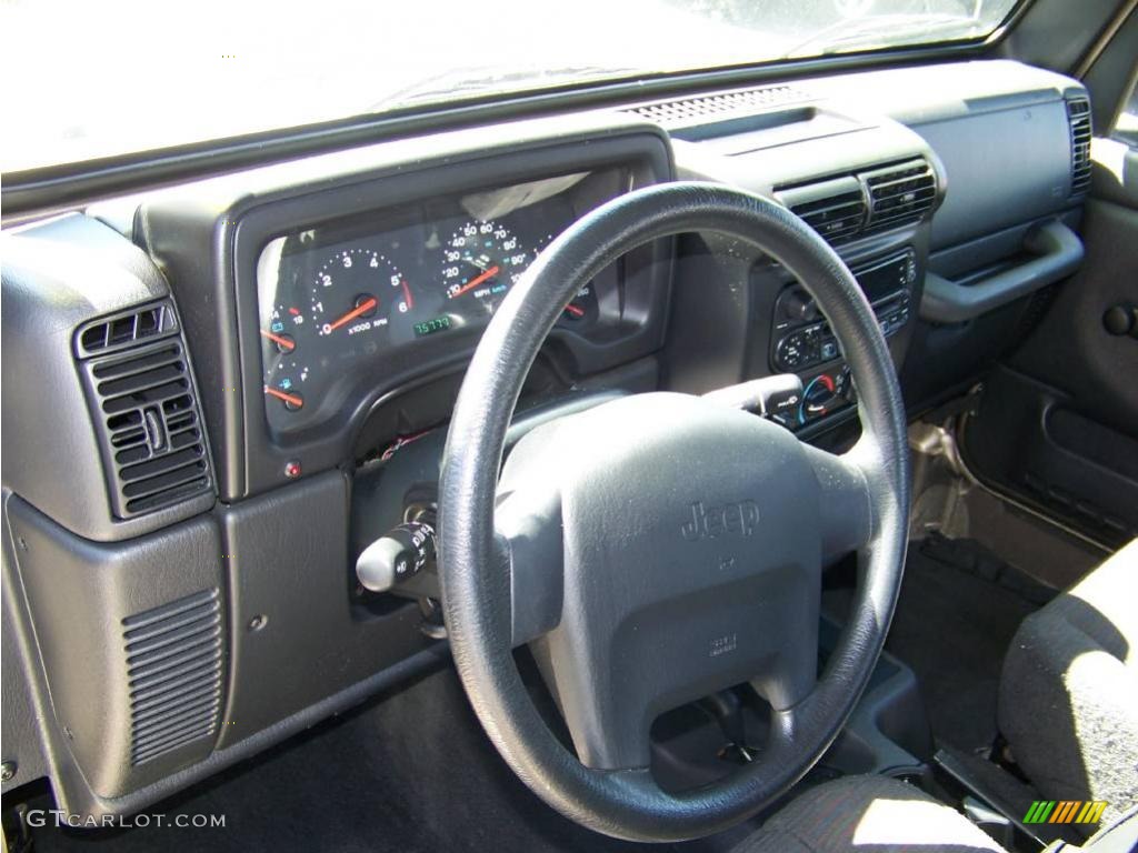 2004 Wrangler Sport 4x4 - Light Khaki Metallic / Dark Slate Gray photo #10