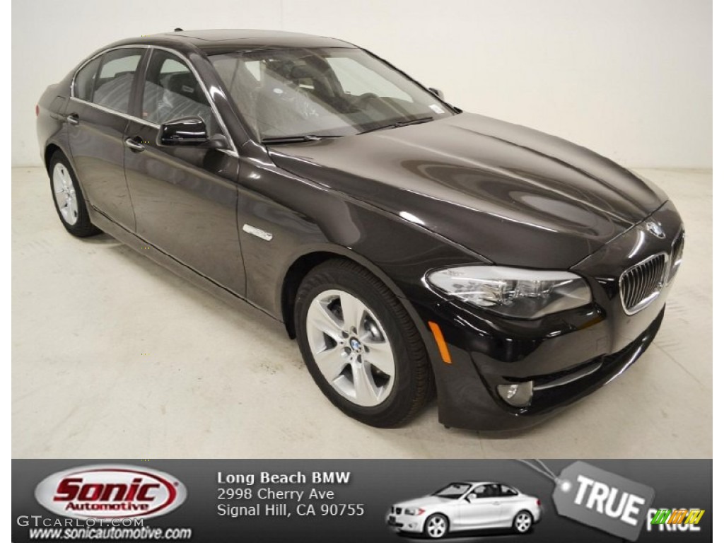 2013 5 Series 528i Sedan - Jet Black / Black photo #1