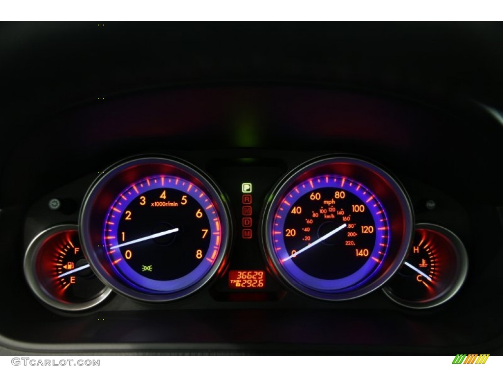 2011 Mazda CX-9 Grand Touring AWD Gauges Photo #83105298