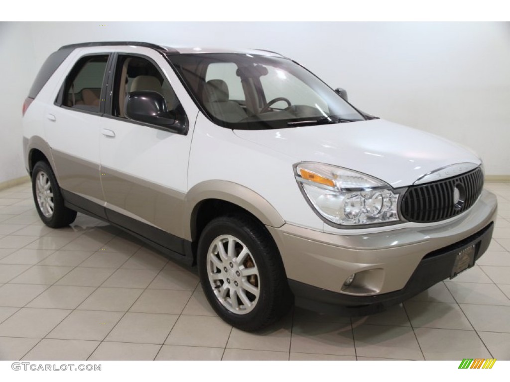 Frost White Buick Rendezvous