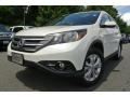 2012 White Diamond Pearl Honda CR-V EX-L  photo #1