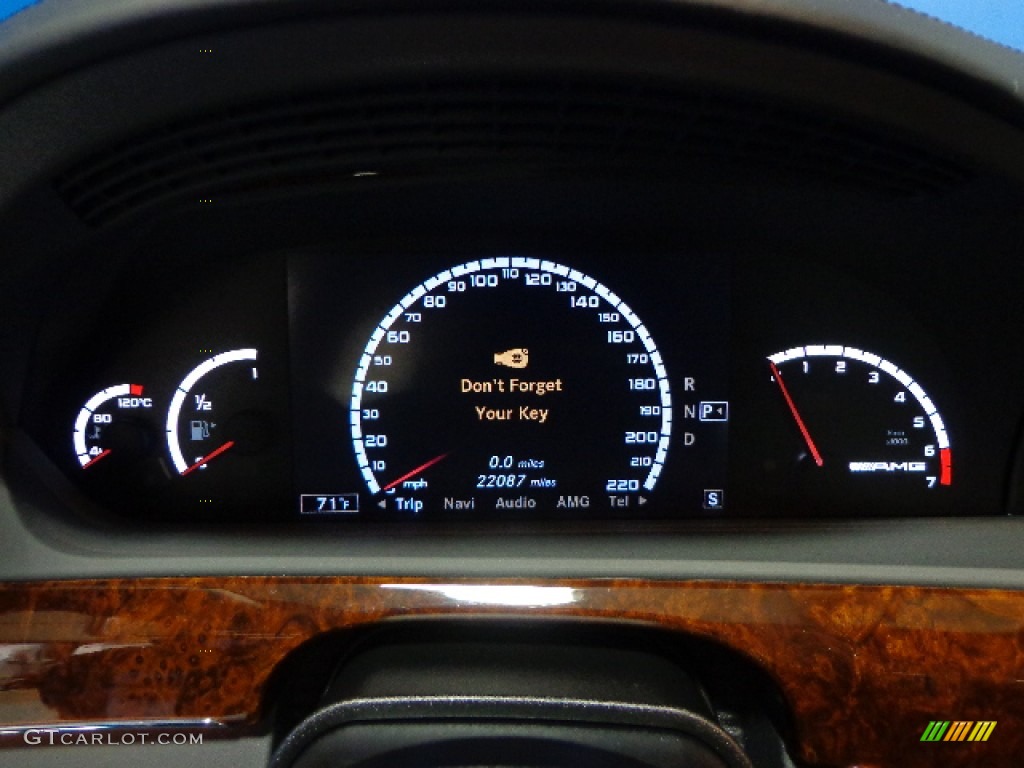 2008 Mercedes-Benz S 65 AMG Sedan Gauges Photo #83106234