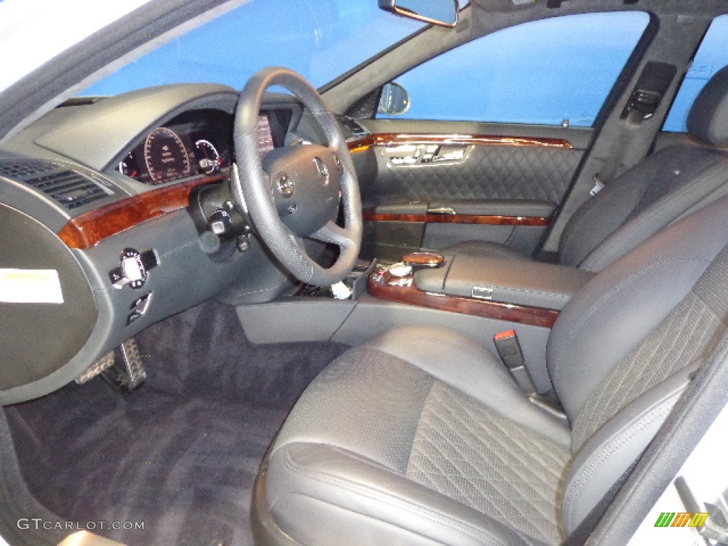 Black Interior 2008 Mercedes-Benz S 65 AMG Sedan Photo #83106543