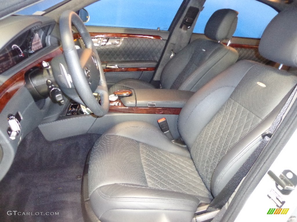 Black Interior 2008 Mercedes-Benz S 65 AMG Sedan Photo #83106565