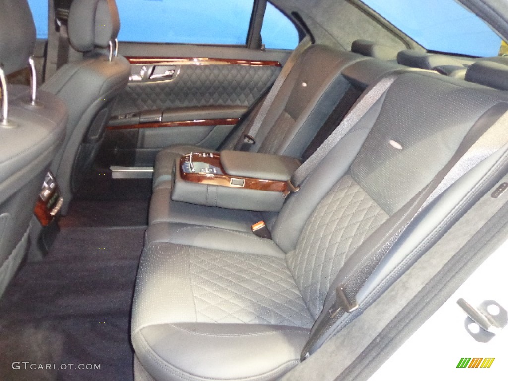 2008 Mercedes-Benz S 65 AMG Sedan Rear Seat Photo #83106648