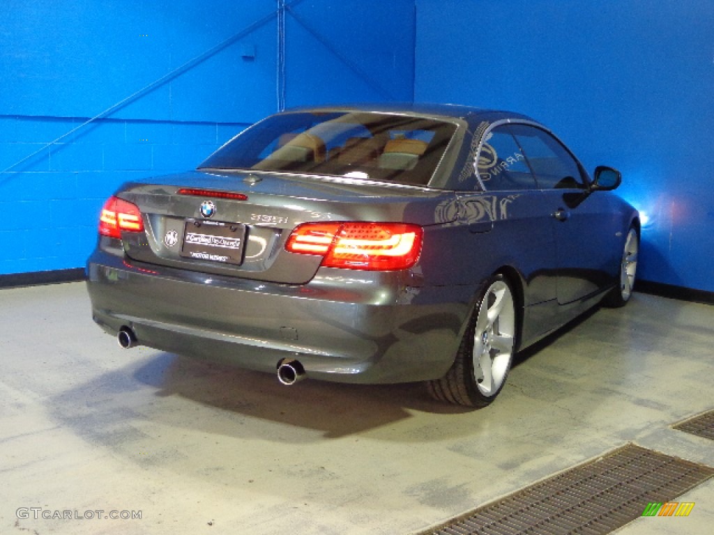 2011 3 Series 335i Convertible - Tasman Green Metallic / Saddle Brown Dakota Leather photo #40