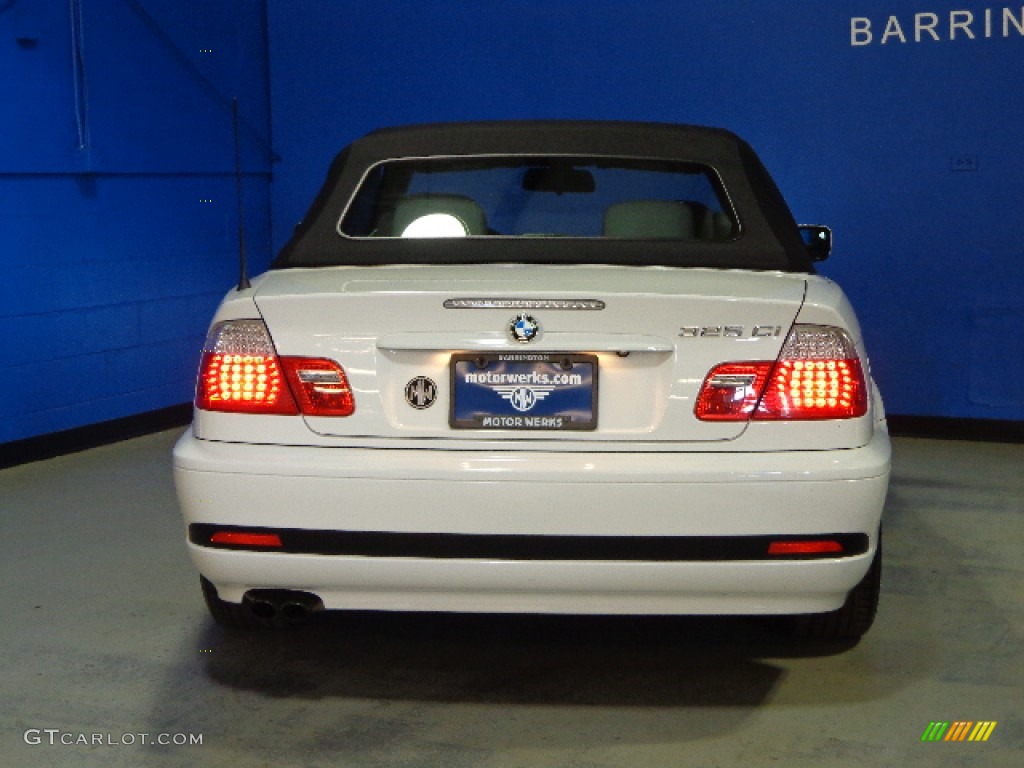 2004 3 Series 325i Convertible - Alpine White / Grey photo #9