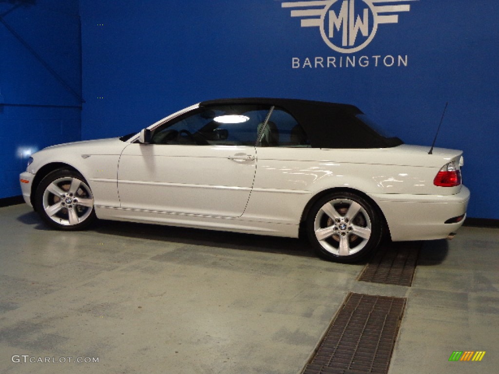 2004 3 Series 325i Convertible - Alpine White / Grey photo #23