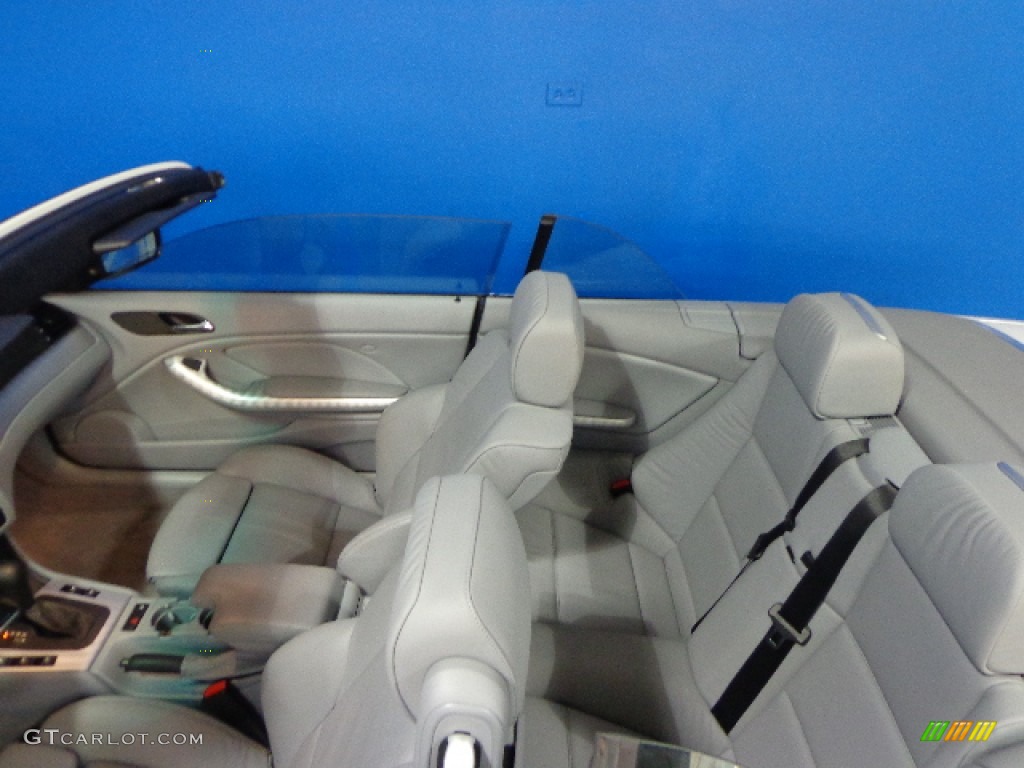 2004 3 Series 325i Convertible - Alpine White / Grey photo #28