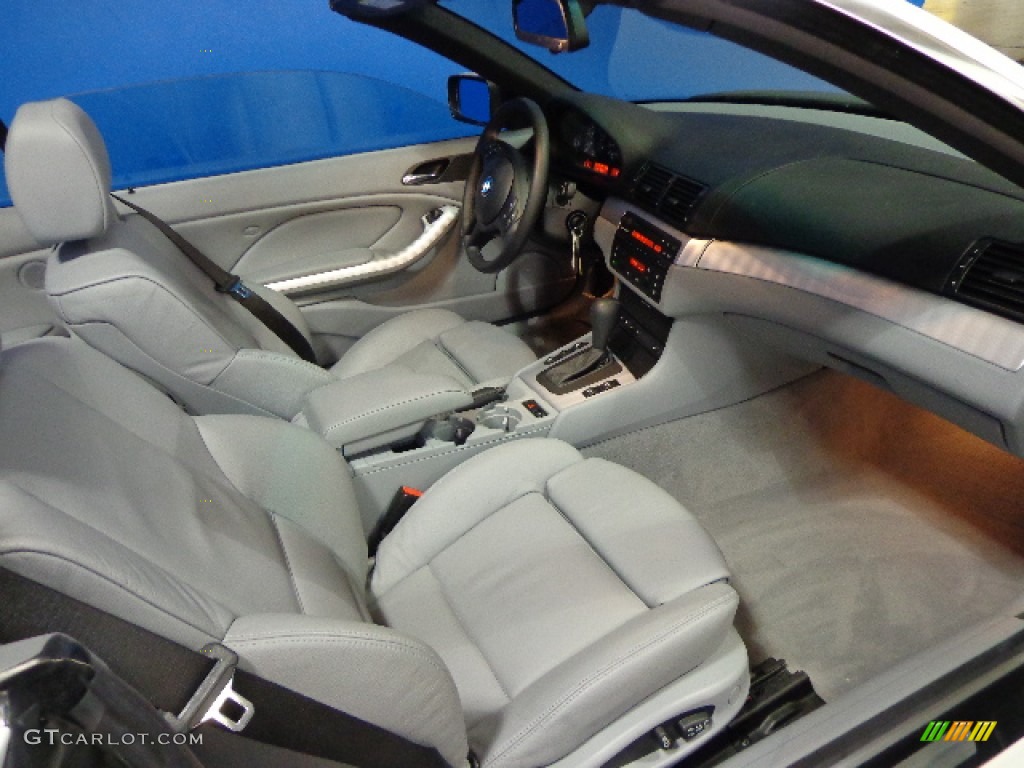 2004 3 Series 325i Convertible - Alpine White / Grey photo #33