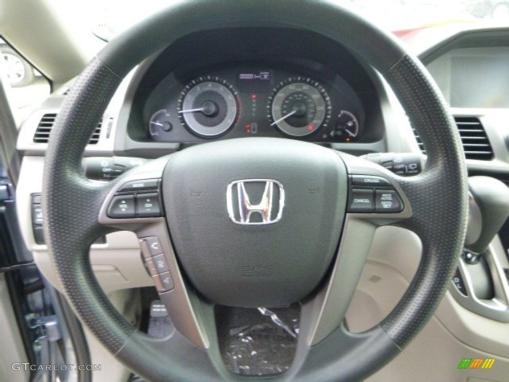 2014 Honda Odyssey EX Gray Steering Wheel Photo #83108987