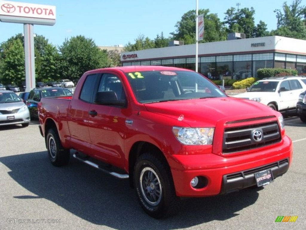 2012 Tundra TRD Rock Warrior Double Cab 4x4 - Radiant Red / Black photo #1