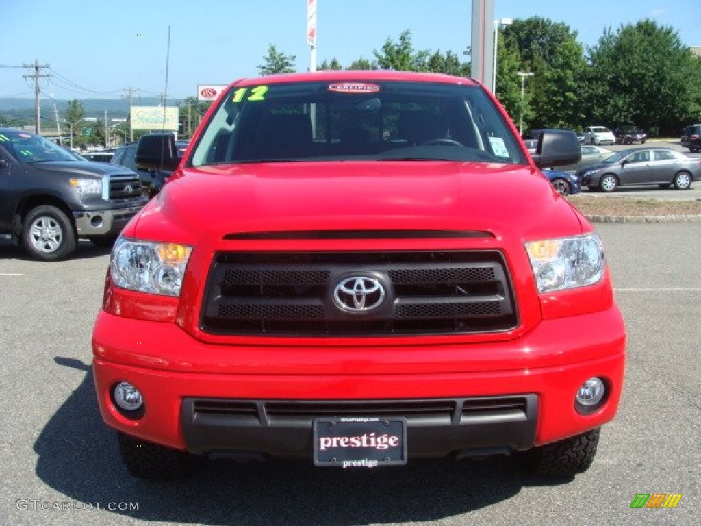 2012 Tundra TRD Rock Warrior Double Cab 4x4 - Radiant Red / Black photo #2