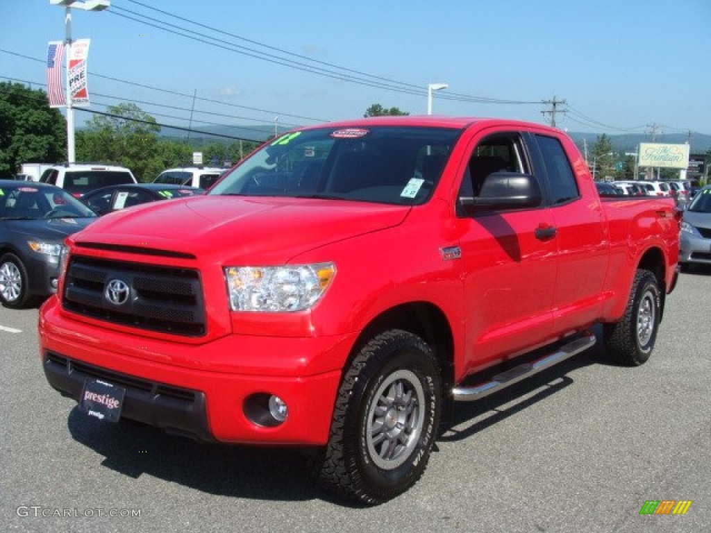 2012 Tundra TRD Rock Warrior Double Cab 4x4 - Radiant Red / Black photo #3