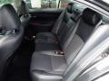 2009 Lexus ES Black Interior Rear Seat Photo