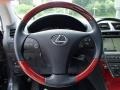 2009 Lexus ES Black Interior Steering Wheel Photo