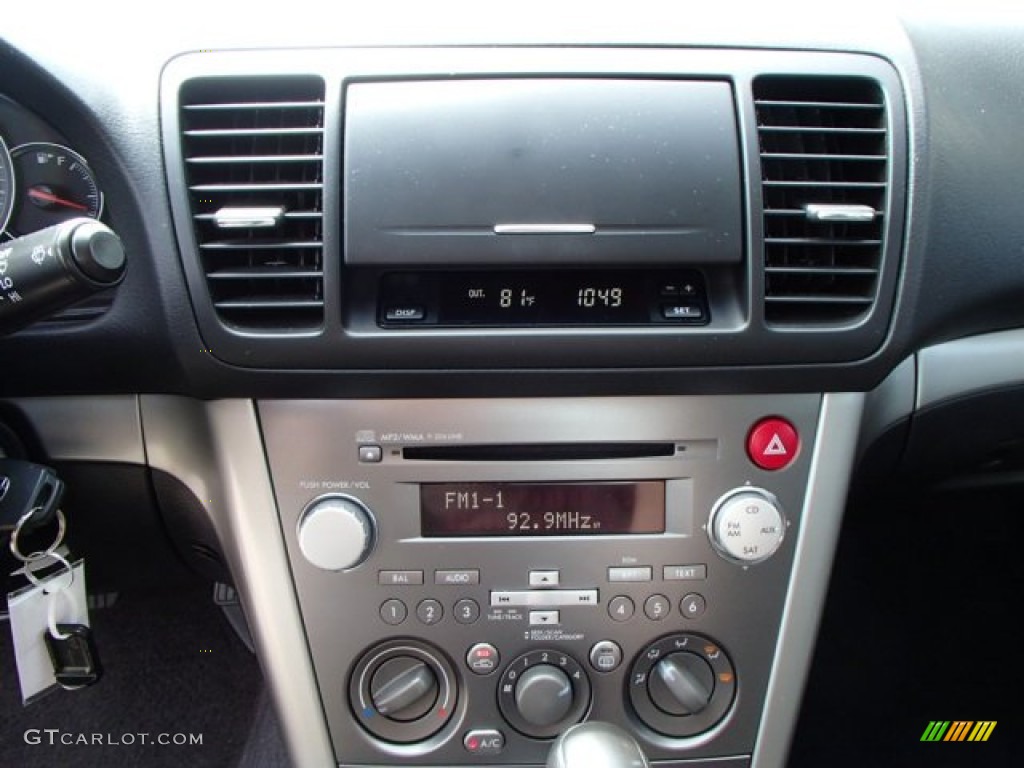 2009 Legacy 2.5i Sedan - Ruby Red Pearl / Off Black photo #15