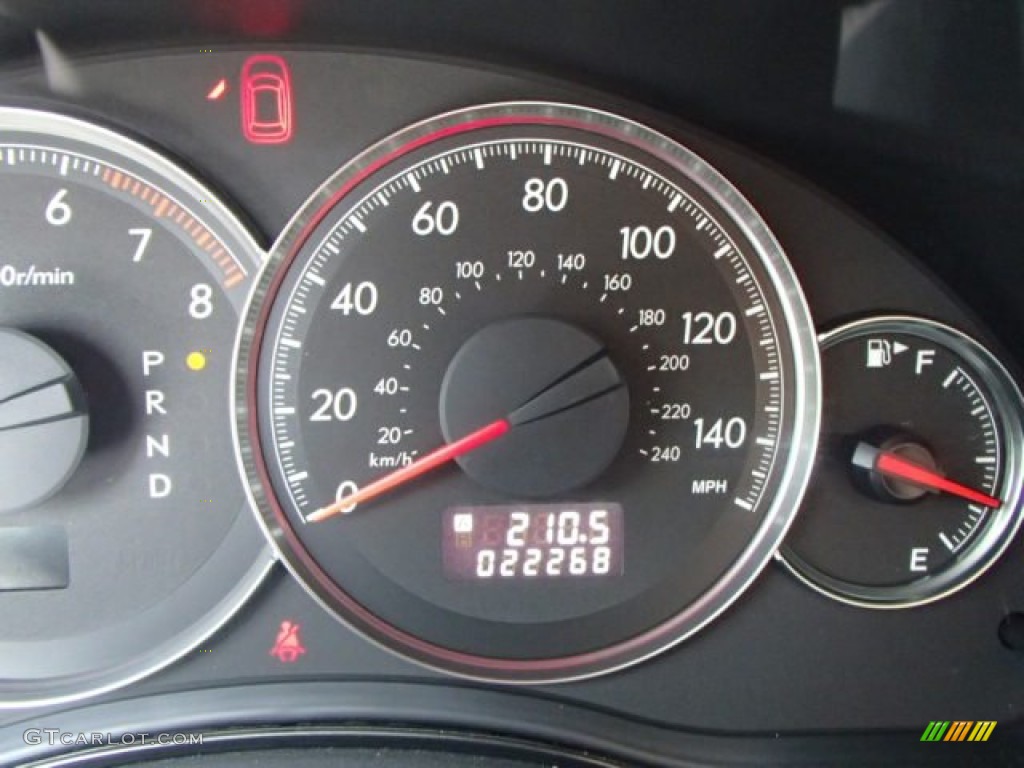 2009 Legacy 2.5i Sedan - Ruby Red Pearl / Off Black photo #19