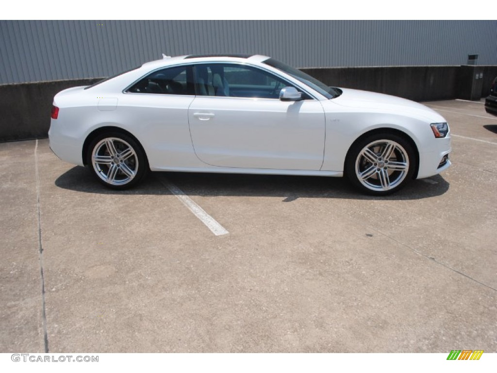 2013 S5 3.0 TFSI quattro Coupe - Ibis White / Black/Lunar Silver photo #9