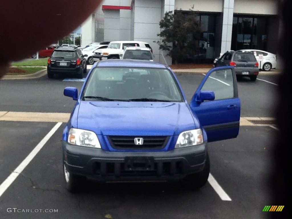 2000 CR-V EX 4WD - Electron Blue Pearl / Dark Gray photo #1